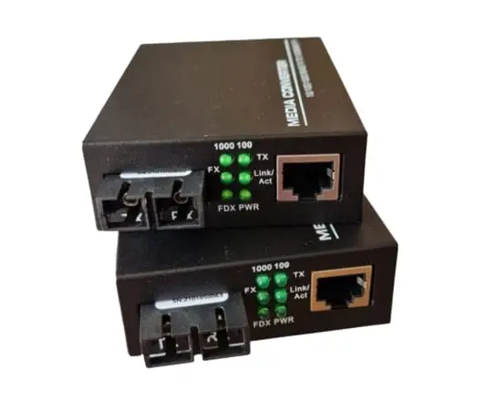 10/100 Mbps Ethernet Fiber Media Converter Pair